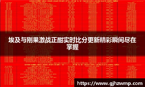 埃及与刚果激战正酣实时比分更新精彩瞬间尽在掌握